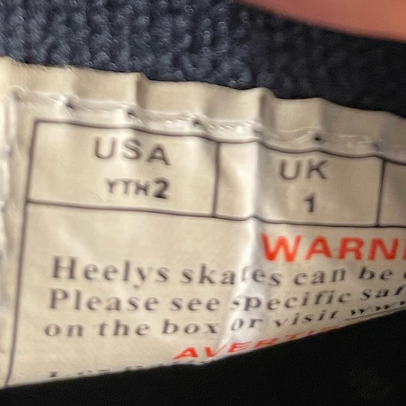 Heelys Navy Green Skate Shoes Size 2 Youth - Picture 4 of 6